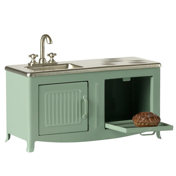 Køkken til Maileg Mus i Mint