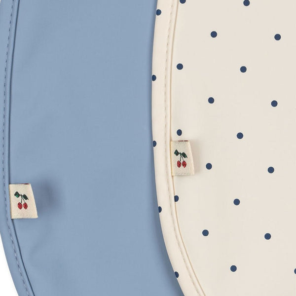 Konges Sløjd 2-Pak Spisesmæk, Navy Dot/Rain Washed