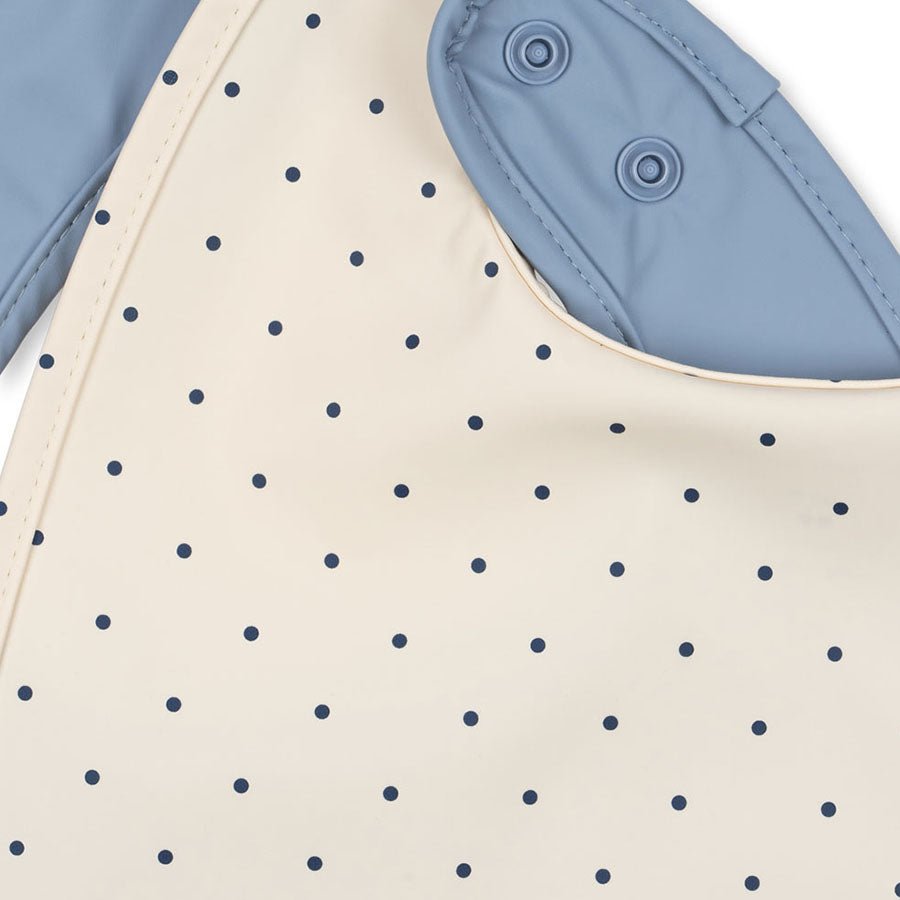 Konges Sløjd 2 - Pak Spisesmæk, Navy Dot/Rain Washed