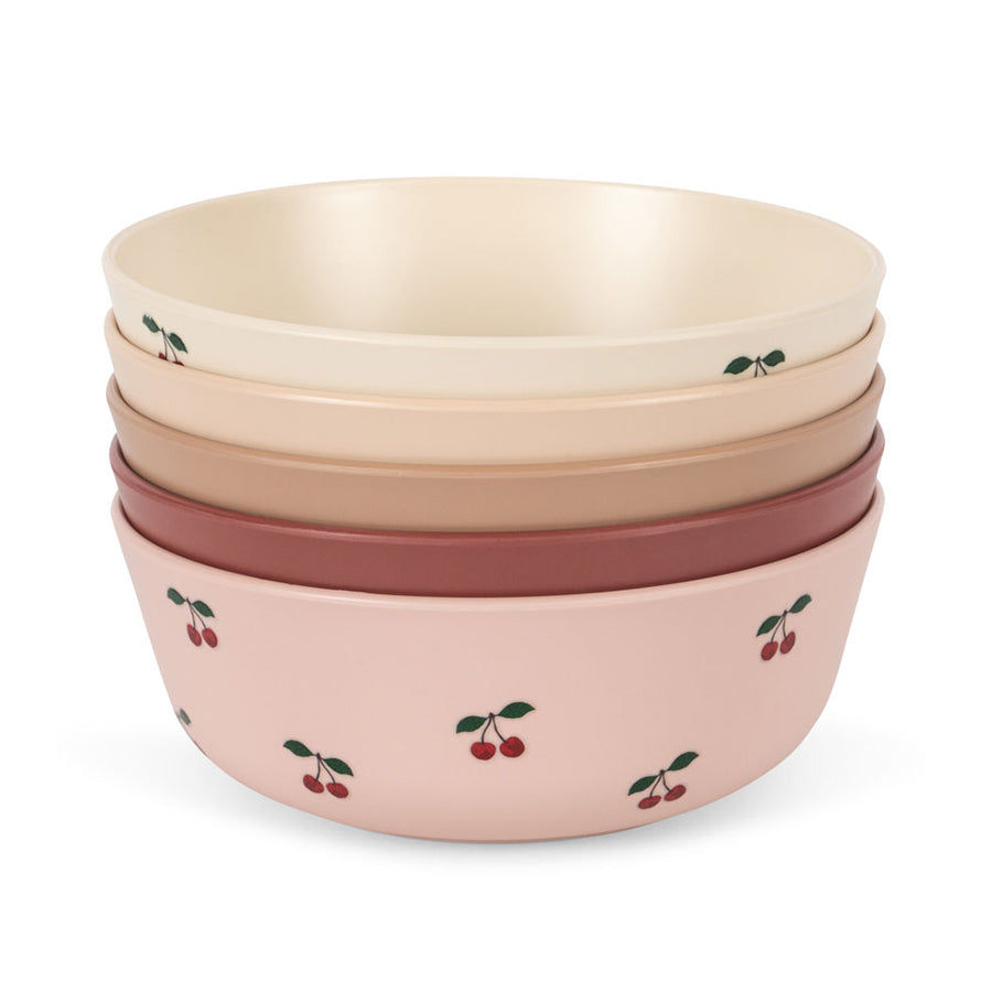 Konges Sløjd 5-Pak Skåle, Cherry Mix