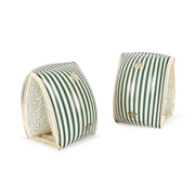 Badevinger i Green Stripe