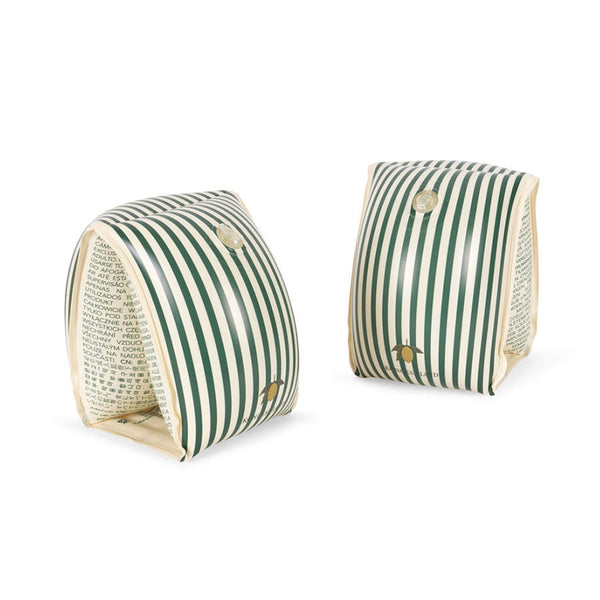 Badevinger i Green Stripe