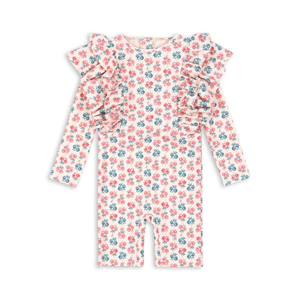 Konges Sløjd Manuca Onesie Med Flæse, Lumina Rose