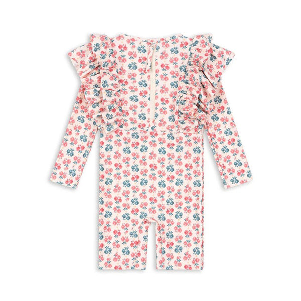 Konges Sløjd Manuca Onesie Med Flæse, Lumina Rose