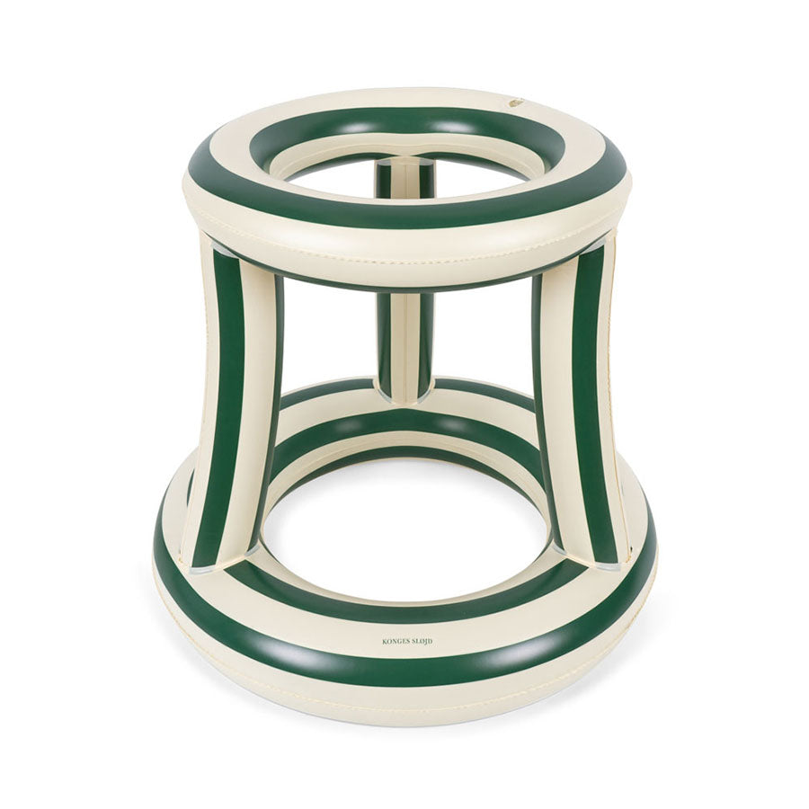 Oppustelig Basket Ball Kurv i Green Stripe