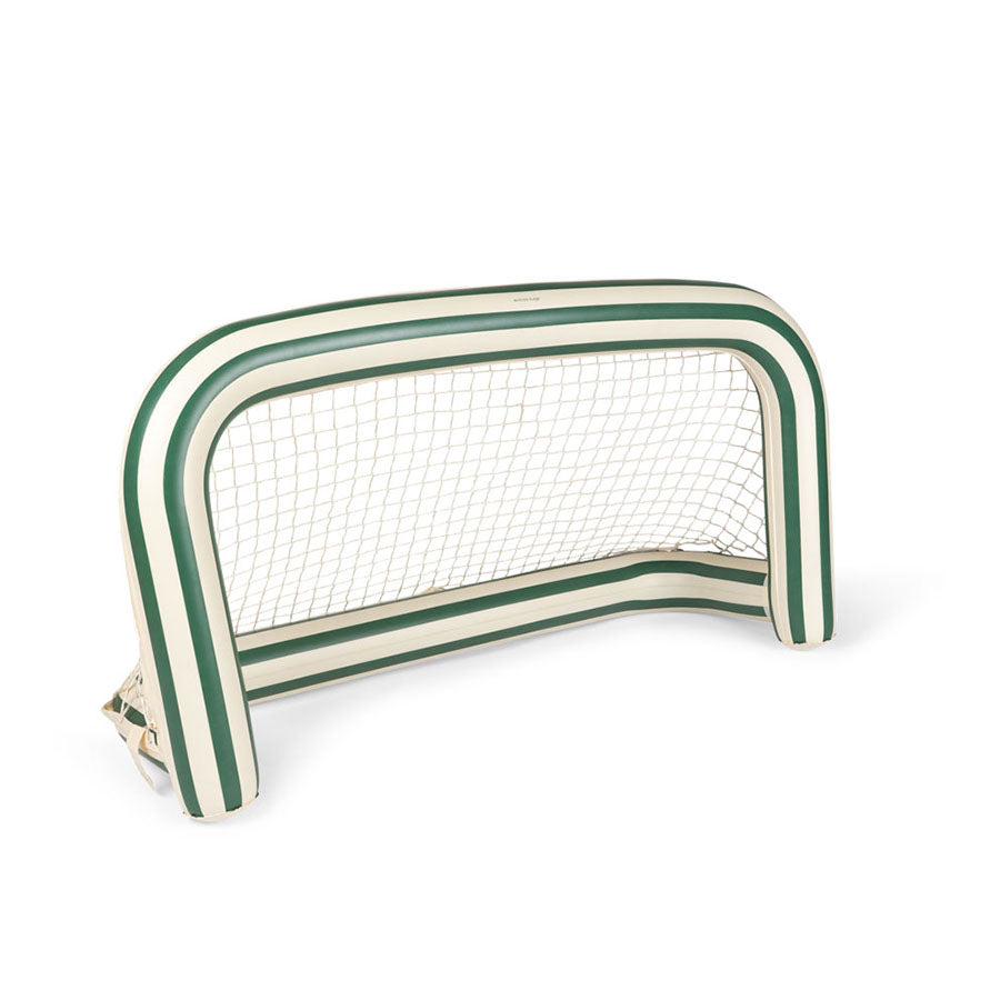 Oppustelig Mål Med Bold i Green Stripe
