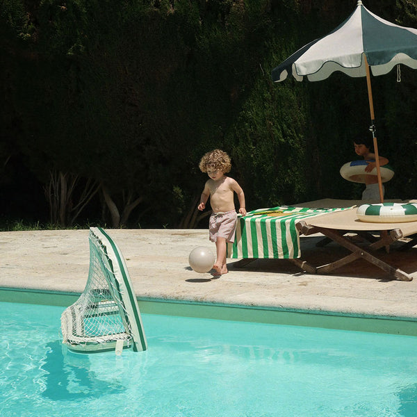 Oppustelig Mål Med Bold i Green Stripe