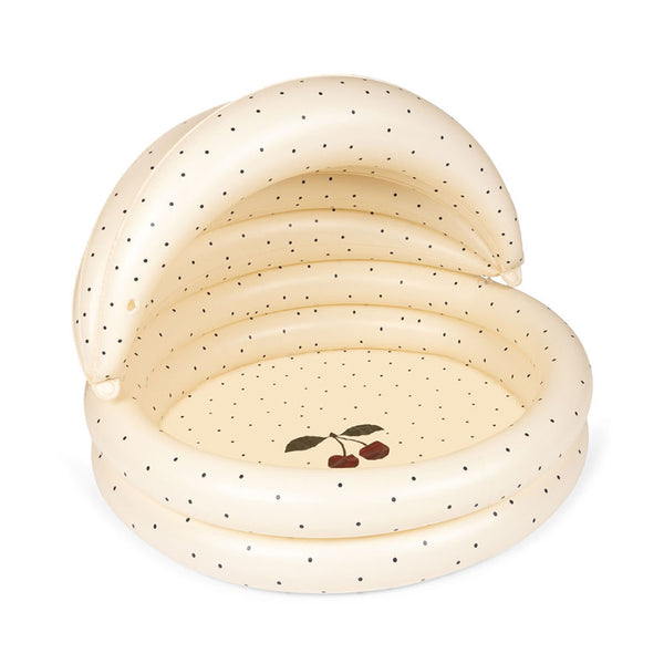 Pool Med Halvtag i Navy Dots