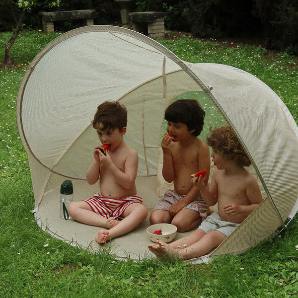 Mini Pop-Up Telt UV50+, i Navy Dots