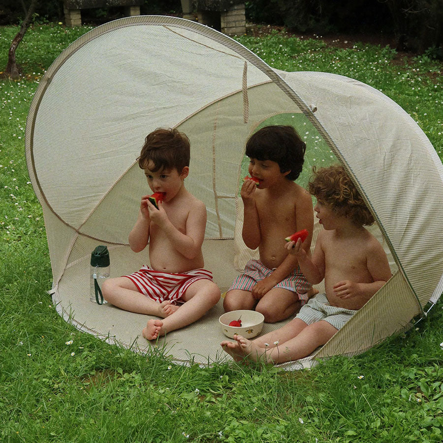 Pop-Up Telt UV50+ i Tea Stripe