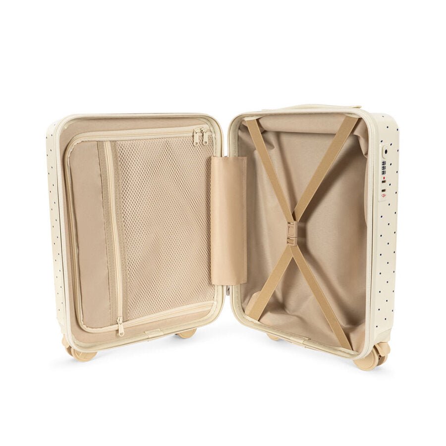 Konges Sløjd Rejse Kuffert, Navy Dots