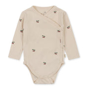 Konges Sløjd newborn body stocking, cherry 6M
