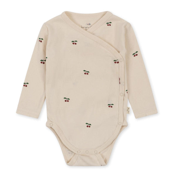 Konges Sløjd newborn body stocking, cherry 6M