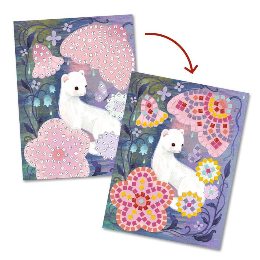 Kreativ Mosaik "Skovens Dyr"