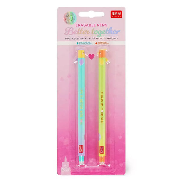 Legami Erasable Gelpen 2-Pak, Secret Hits