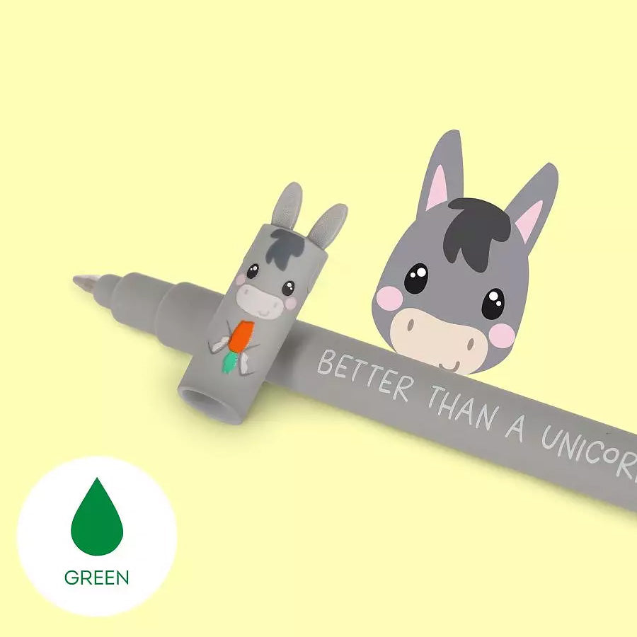 Legami Erasable Gelpen, 4-pak - Farm Sweet Farm