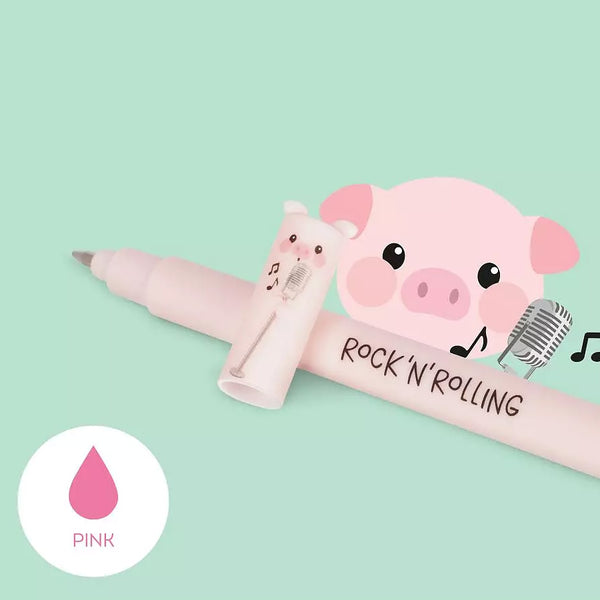 Legami Erasable Gelpen, 4-pak - Farm Sweet Farm