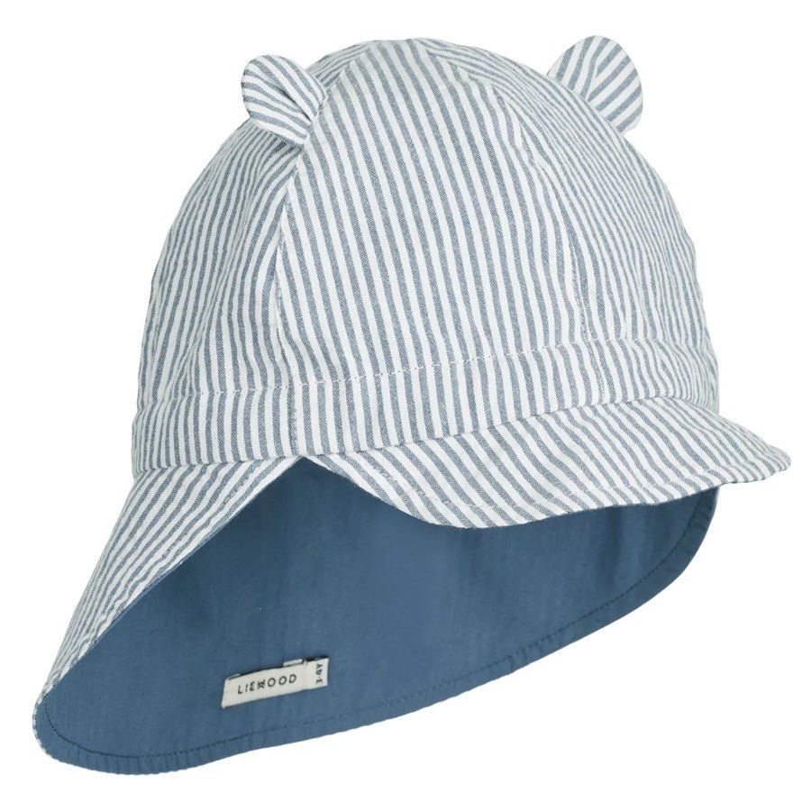 Liewood Gorm Solhat Med Ører, Blue Wave / Creme De La Creme