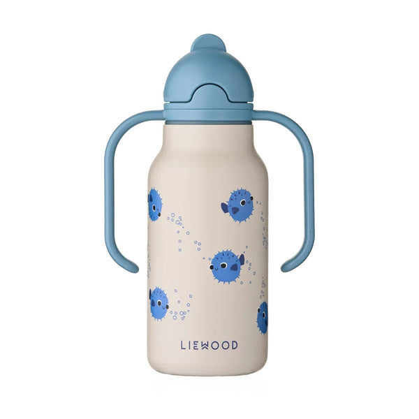 Liewood Kimmie Vand Flaske 250 ml, Pufferfish/Sandy