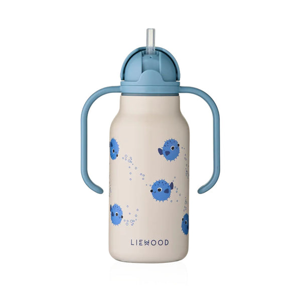 Liewood Kimmie Vand Flaske 250 ml, Pufferfish/Sandy