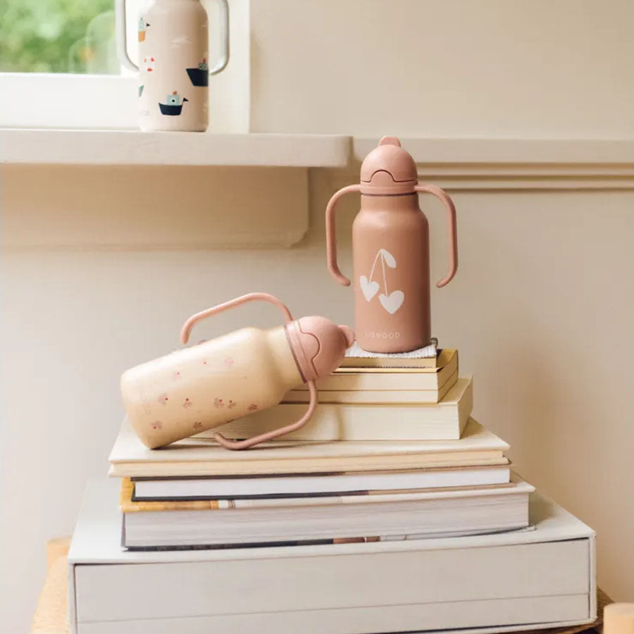 Liewood Kimmie Vand Flaske 250 ml, Sweethearts/Pale Tuscany