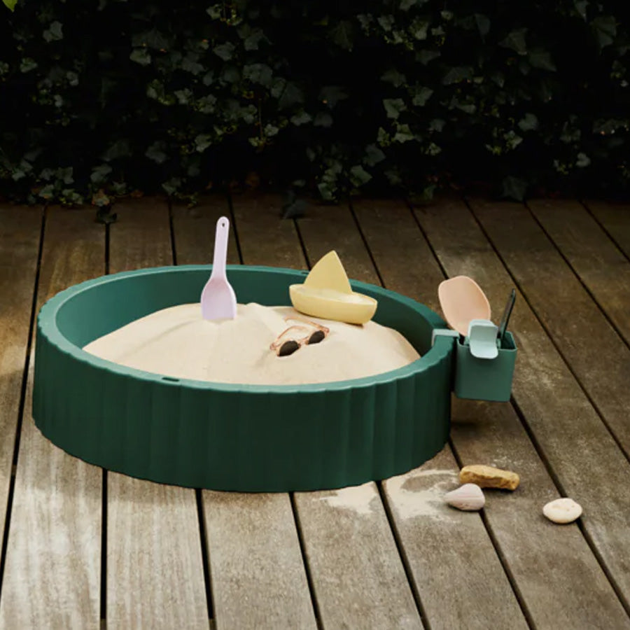 Saul Sandkasse i Garden Green og Sandy