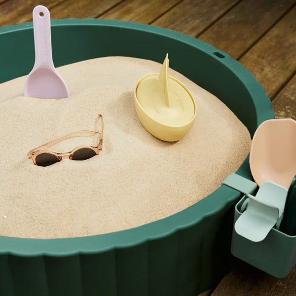 Saul Sandkasse i Garden Green og Sandy