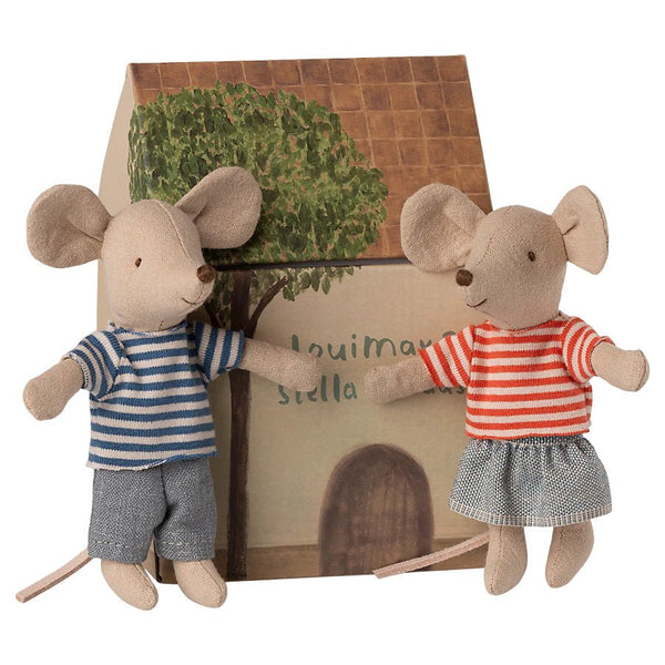 LouiMax Og Stella som Lillebror og Lillesøster Mus