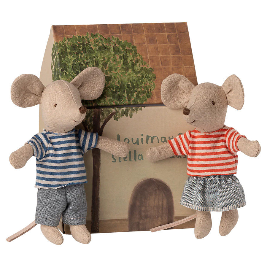 LouiMax Og Stella som Lillebror og Lillesøster Mus