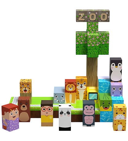 Magnetiske Byggeklodser Zoo fra Toys by Tildas