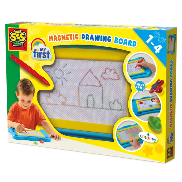 Magnetisk Tegnetavle med Farver