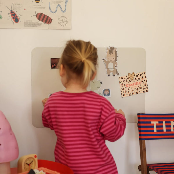 Magnetisk Rektangulær Tavle Lin Beige S (38cm x 58cm)