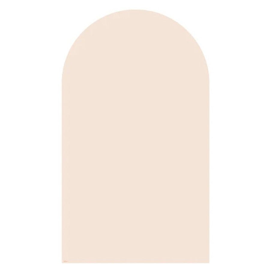 Magnetisk Tavle Med Rund Top i Rosa Beige (100 x 58 cm)