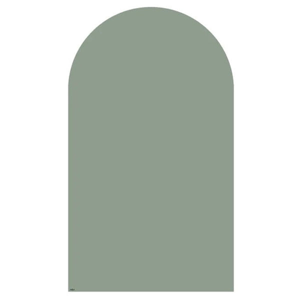 Magnetisk Tavle med Rund Top i Smaragdgøn (100 x 58 cm)