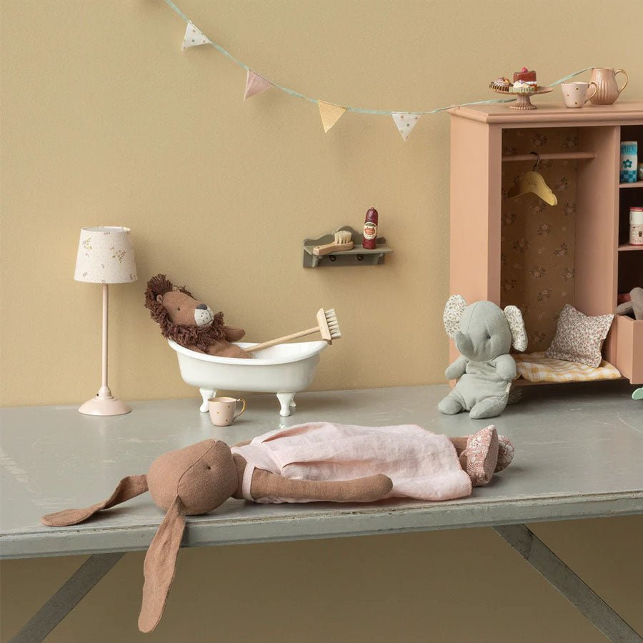 Miniature Gulvlampe i Lyserød