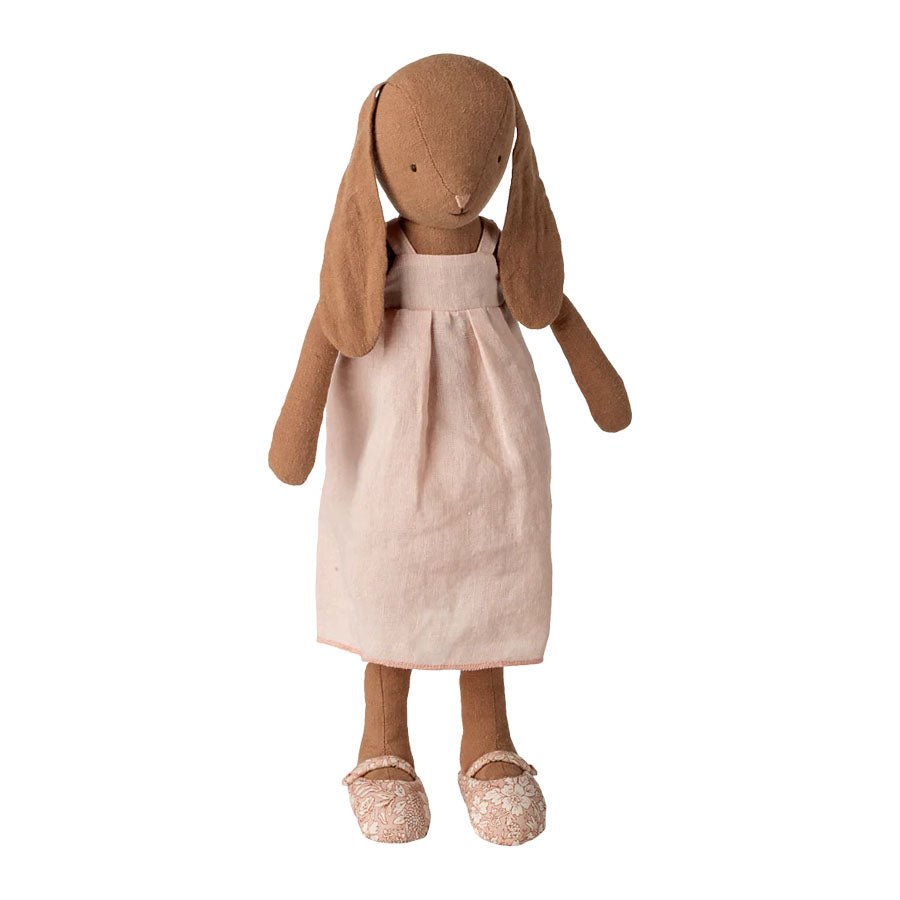 Kanin i Brun med Kjole og Sko (Str. 3)