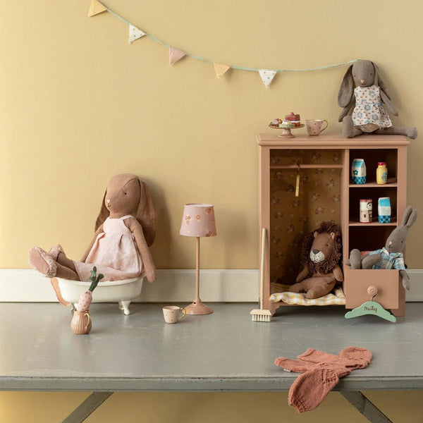 Kanin i Brun med Kjole og Sko (Str. 3)