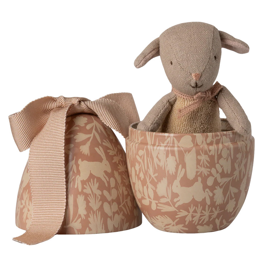 Lille Påskeæg med Mikro Lam i Rosa