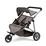 Mamamemo Tvillingeklapvogn, Grå