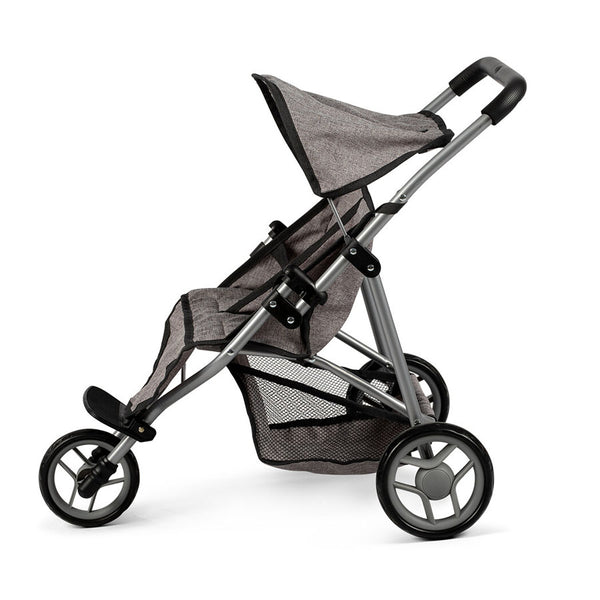 Mamamemo Tvillingeklapvogn, Grå