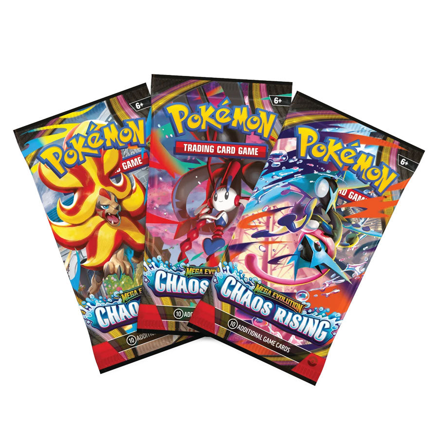 FORUDBESTLLING Mega Evolution: Chaos Rising Blister 3-Pak ME04