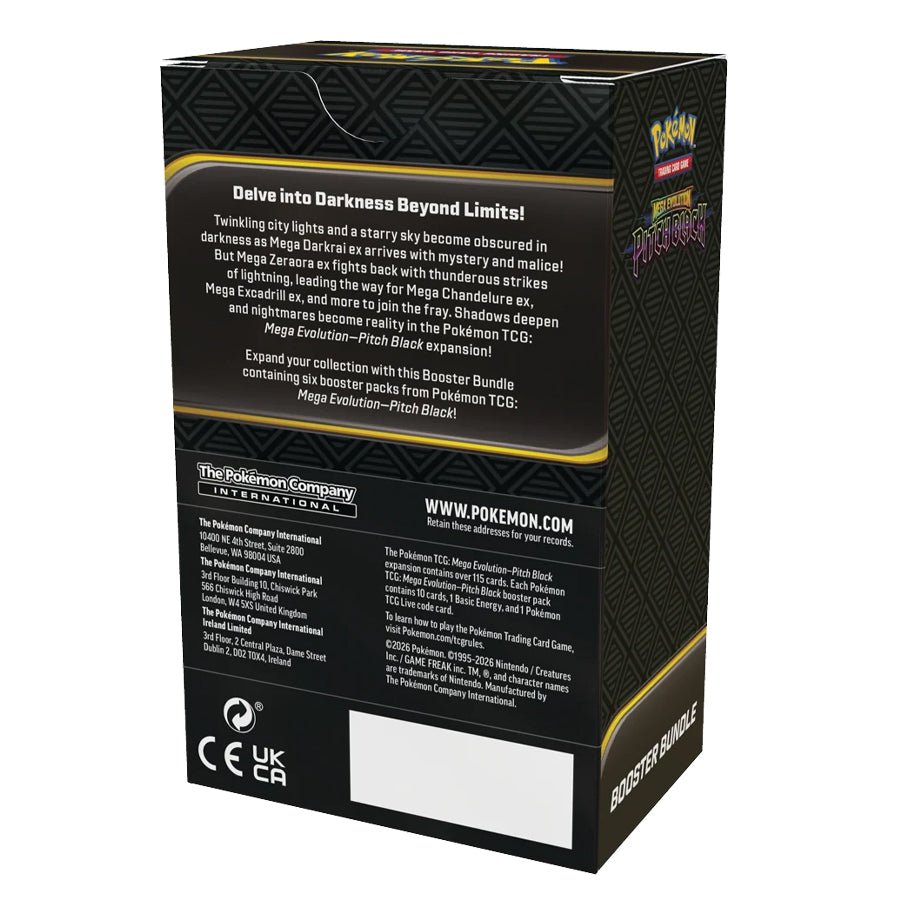 Mega Evolution Pitch Black ME05 Booster Bundle