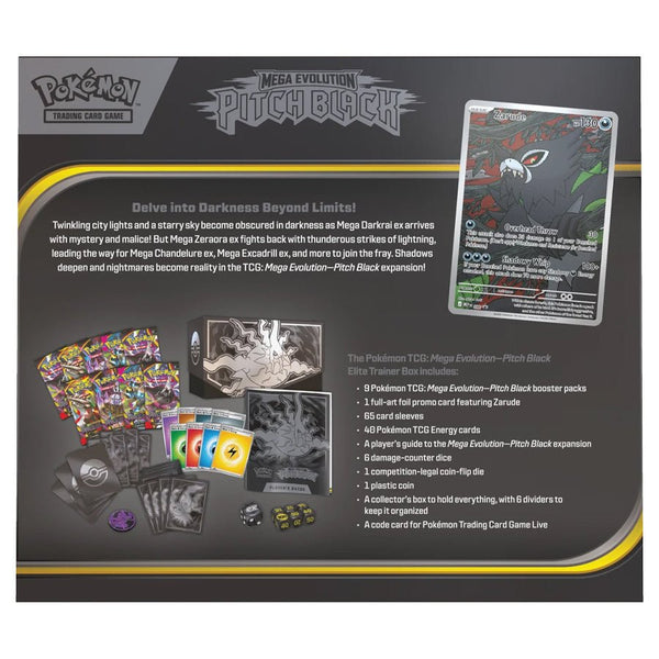 Mega Evolution Pitch Black ME05 Elite Trainer Box
