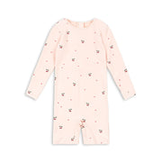 Merle Svømme Onesie i Cherry Coeur Rose
