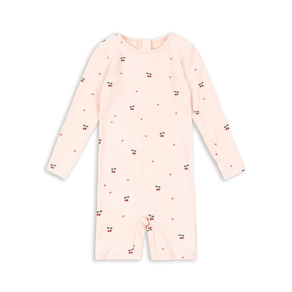 Merle Svømme Onesie i Cherry Coeur Rose