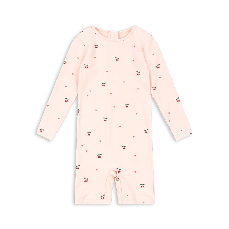 Merle Svømme Onesie i Cherry Coeur Rose