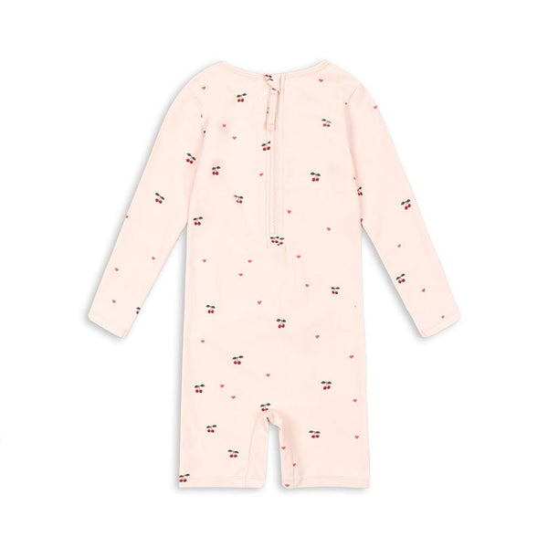 Merle Svømme Onesie i Cherry Coeur Rose