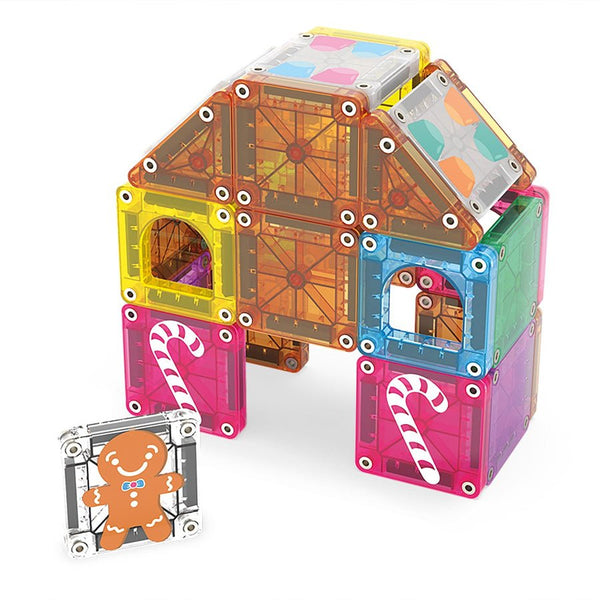 MicroMAGS Gingerbread Hus Rejsesæt (24 dele)