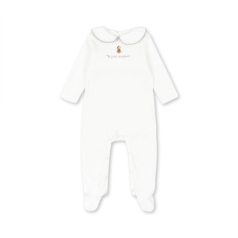 Min Første Jule Onesie i Optic White