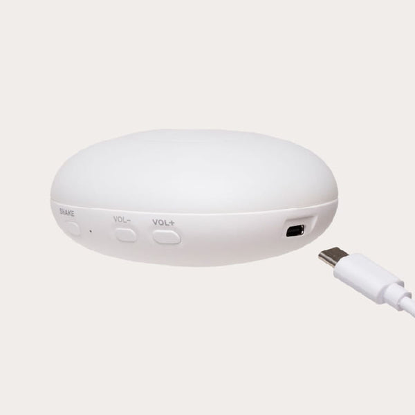 Organic Humming Sæl med Lampe i Cappuccino